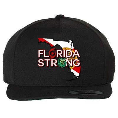 Florida Strong Support Gator Strong Florida Strong Community Wool Snapback Cap