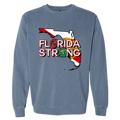 Florida Strong Support Gator Strong Florida Strong Community Garment-Dyed Sweatshirt