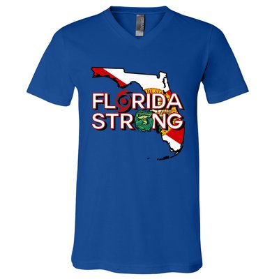 Florida Strong Support Gator Strong Florida Strong Community V-Neck T-Shirt