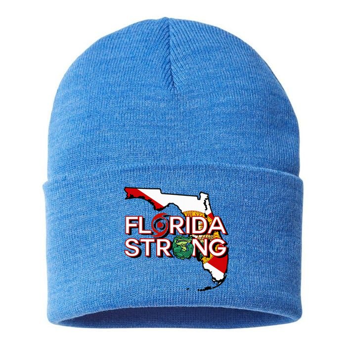 Florida Strong Support Gator Strong Florida Strong Community Sustainable Knit Beanie