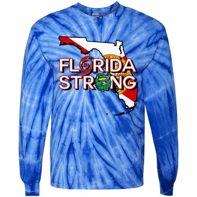 Florida Strong Support Gator Strong Florida Strong Community Tie-Dye Long Sleeve Shirt