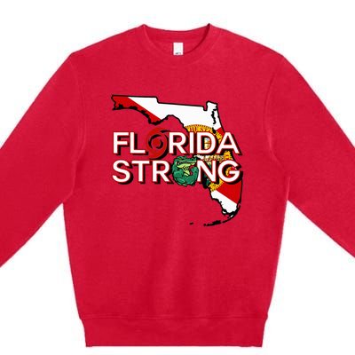 Florida Strong Support Gator Strong Florida Strong Community Premium Crewneck Sweatshirt