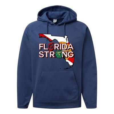 Florida Strong Support Gator Strong Florida Strong Community Performance Fleece Hoodie