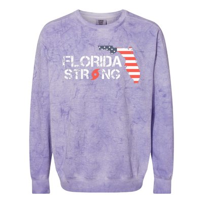 Florida Strong Support Florida Strong Community Colorblast Crewneck Sweatshirt