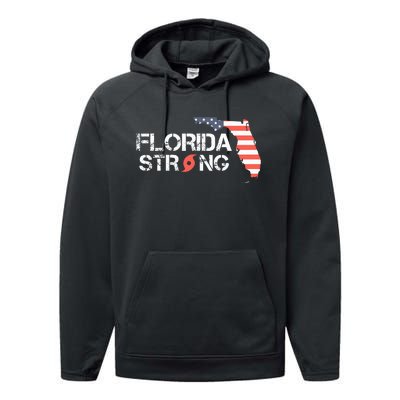 Florida Strong Support Florida Strong Community Performance Fleece Hoodie