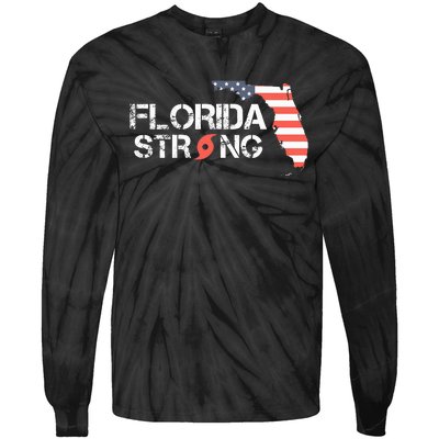 Florida Strong Support Florida Strong Community Tie-Dye Long Sleeve Shirt