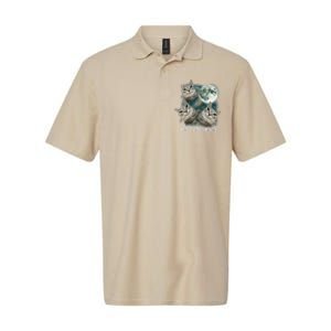 Funny Silly Staring Rage Is Consuming Me Sarcastic Cat Meme Softstyle Adult Sport Polo