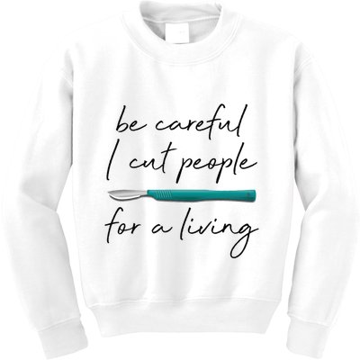 Funny Surgeon Surgery Gift for Medical Professionals Kids Sweatshirt