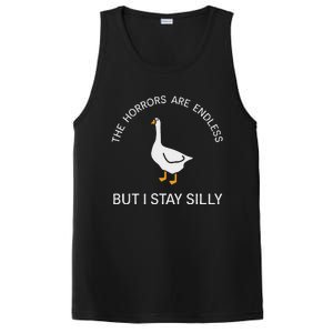 Funny Stay Silly Goose Horrors Are Endless Meme PosiCharge Competitor Tank