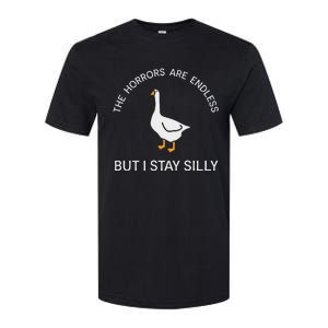 Funny Stay Silly Goose Horrors Are Endless Meme Softstyle CVC T-Shirt