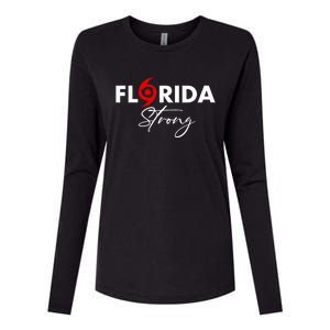 Florida Strong Support Pray For Florida Strong Community Womens Cotton Relaxed Long Sleeve T-Shirt