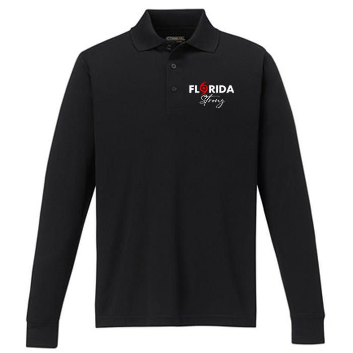 Florida Strong Support Pray For Florida Strong Community Performance Long Sleeve Polo