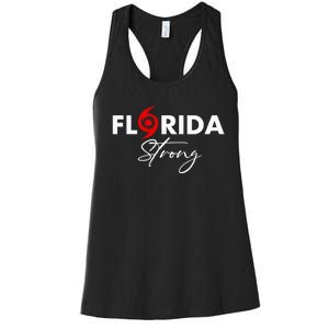 Florida Strong Support Pray For Florida Strong Community Women's Racerback Tank