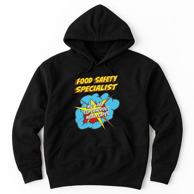 Food Safety Specialist Funny Superhero Job Hoodie