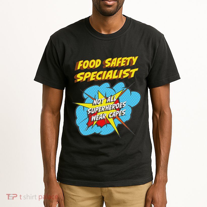 Food Safety Specialist Funny Superhero Job Tall T-Shirt