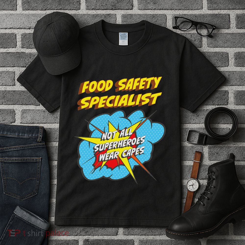 Food Safety Specialist Funny Superhero Job Tall T-Shirt