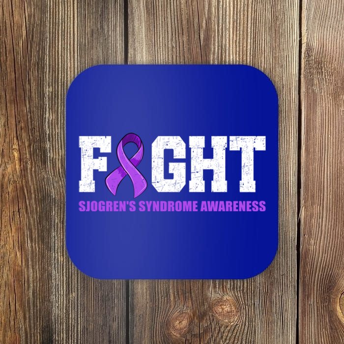 Fight SjogrenS Syndrome Awareness Cool Gift Sjogren Warrior Cute Gift Coaster