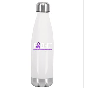 Fight SjogrenS Syndrome Awareness Cool Gift Sjogren Warrior Cute Gift Stainless Steel Insulated Water Bottle