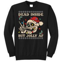 Festive Sarcastic Snarky Skeleton Ugly Christmas Sweater Sweatshirt