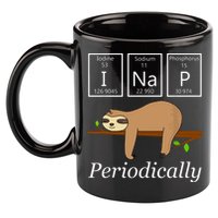 Funny Science Sloth Shirts I Nap Periodically Sloths Lovers 11oz C Handle Ceramic Mug