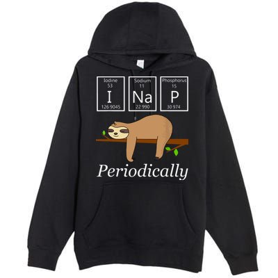 Funny Science Sloth Shirts I Nap Periodically Sloths Lovers Premium Pullover Hoodie