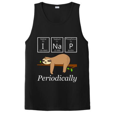Funny Science Sloth Shirts I Nap Periodically Sloths Lovers PosiCharge Competitor Tank