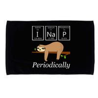 Funny Science Sloth Shirts I Nap Periodically Sloths Lovers Microfiber Hand Towel