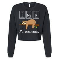 Funny Science Sloth Shirts I Nap Periodically Sloths Lovers Cropped Pullover Crew