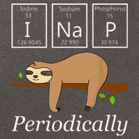 Funny Science Sloth Shirts I Nap Periodically Sloths Lovers Cotton Canvas Backpack