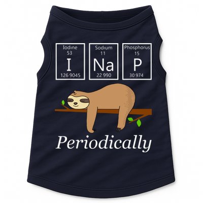 Funny Science Sloth Shirts I Nap Periodically Sloths Lovers Doggie Tank