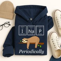 Funny Science Sloth Shirts I Nap Periodically Sloths Lovers Hoodie