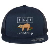 Funny Science Sloth Shirts I Nap Periodically Sloths Lovers Flat Bill Trucker Hat