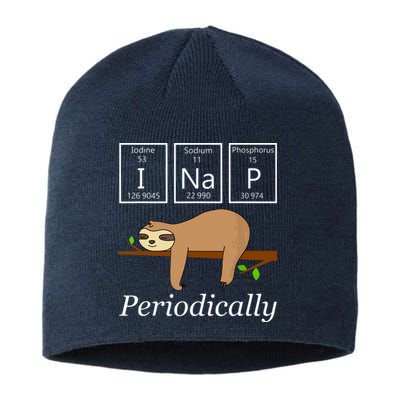 Funny Science Sloth Shirts I Nap Periodically Sloths Lovers Sustainable Beanie