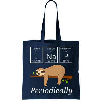 Funny Science Sloth Shirts I Nap Periodically Sloths Lovers Bag