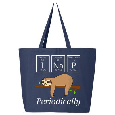 Funny Science Sloth Shirts I Nap Periodically Sloths Lovers 25L Jumbo Tote