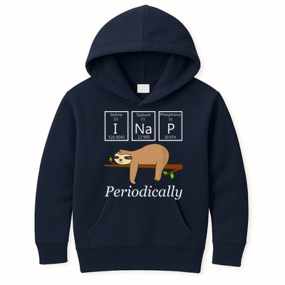 Funny Science Sloth Shirts I Nap Periodically Sloths Lovers Kids Hoodie