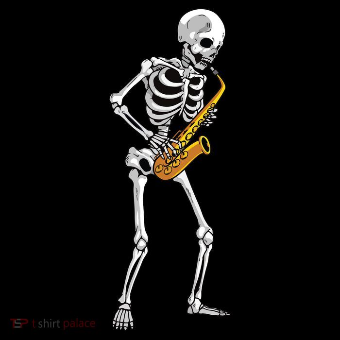Funny Saxophone Skeleton For Men Women Saxophone Player Sax Mug