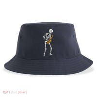 Funny Saxophone Skeleton For Men Women Saxophone Player Sax Sustainable Bucket Hat