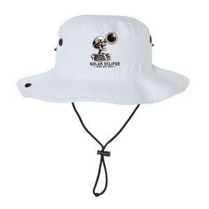 Funny Skeleton Solar Eclipse April 8th 2024 Legacy Cool Fit Booney Bucket Hat