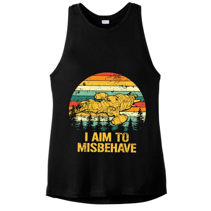 Firefly Serenity Shirt I Am To Misbehave Vintage Birthday Gift Shirt Mother Fat Ladies PosiCharge Tri-Blend Wicking Tank