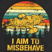 Firefly Serenity Shirt I Am To Misbehave Vintage Birthday Gift Shirt Mother Fat Beanie