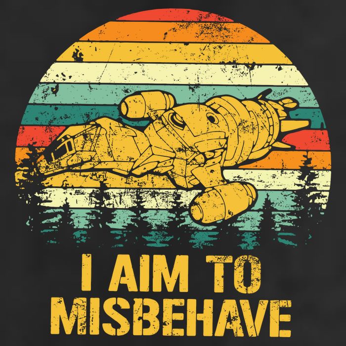 Firefly Serenity Shirt I Am To Misbehave Vintage Birthday Gift Shirt Mother Fat Beanie
