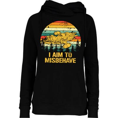 Firefly Serenity Shirt I Am To Misbehave Vintage Birthday Gift Shirt Mother Fat Womens Funnel Neck Pullover Hood
