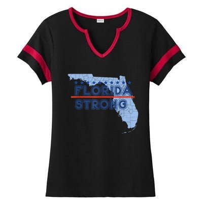 Florida Strong Support Ladies Halftime Notch Neck Tee