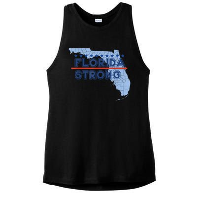 Florida Strong Support Ladies PosiCharge Tri-Blend Wicking Tank