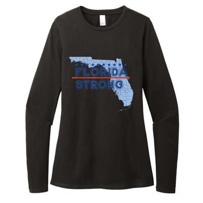 Florida Strong Support Womens CVC Long Sleeve Shirt