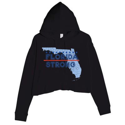 Florida Strong Support Crop Fleece Hoodie