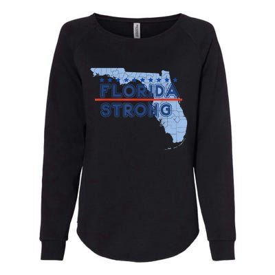 Florida Strong Support Womens California Wash Sweatshirt