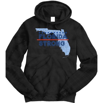 Florida Strong Support Tie Dye Hoodie