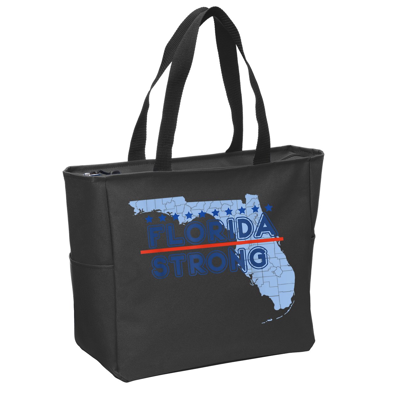 Florida Strong Support Zip Tote Bag